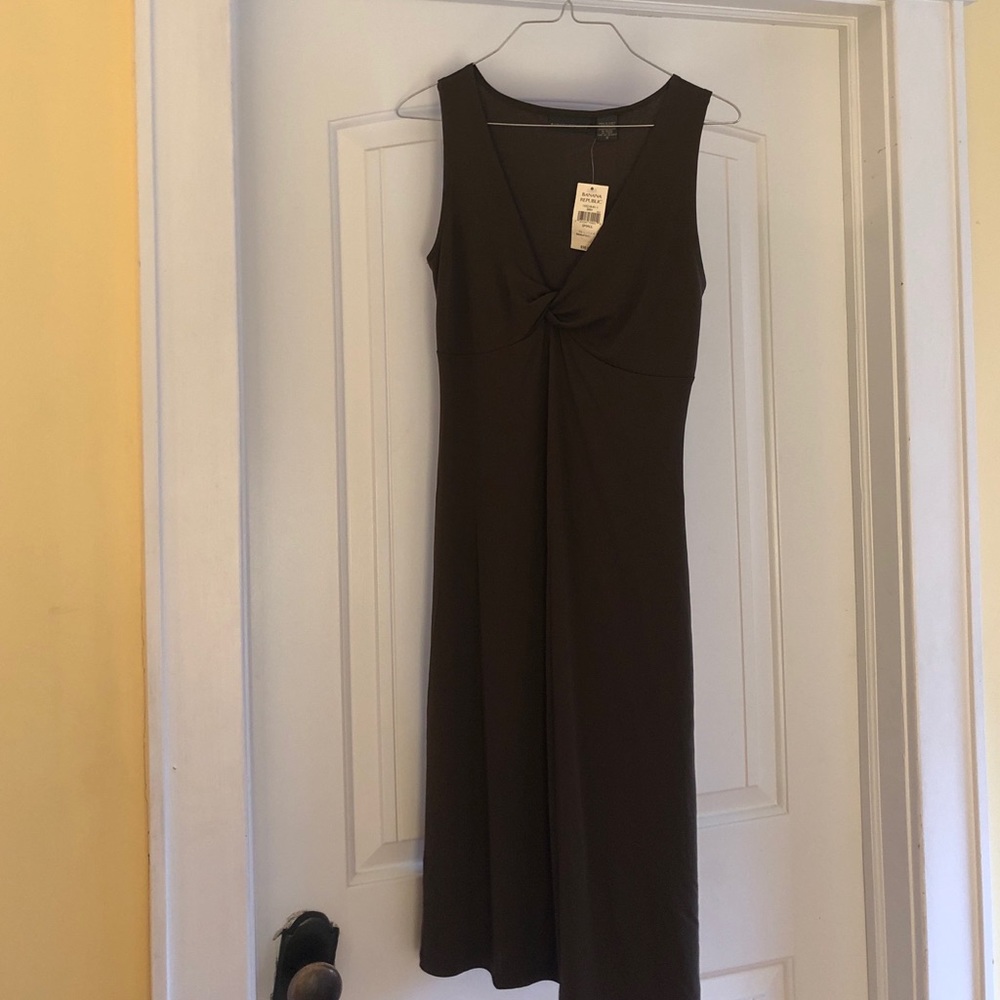 Banana republic olive green dress